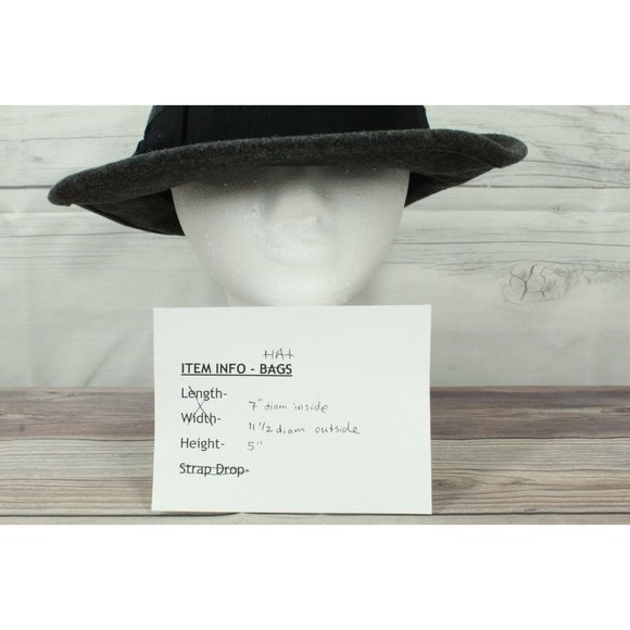 Vintage Mayser Wool Felt Wool Wide Brim Fedora Hat Size M - Picture 9 of 9
